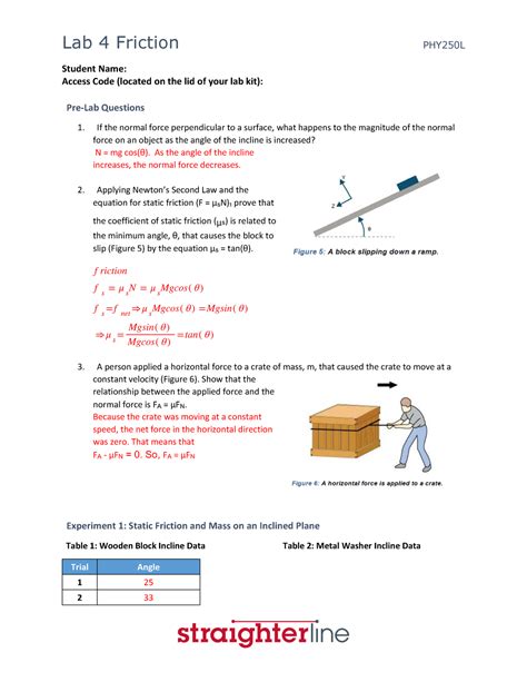 Pdf Friction Lab The Physics Classroom Physics Friction Worksheet - Physics Friction Worksheet