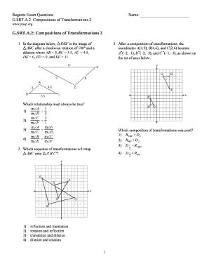 Pdf G Srt A 2 Compositions Of Transformations Composition Of Transformations Worksheet Answers - Composition Of Transformations Worksheet Answers