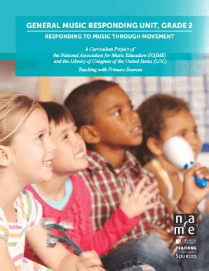 Pdf General Music Responding Unit Kindergarten Level Nafme Kindergarten Music Lesson Plans - Kindergarten Music Lesson Plans