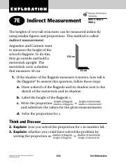Pdf Georgia Performance 7e Indirect Measurement Indirect Measurement Worksheet Answers - Indirect Measurement Worksheet Answers