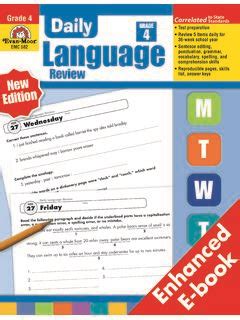 Pdf Grade 4 Correlated To State Standards Daily Daily Oral Language 4th Grade - Daily Oral Language 4th Grade