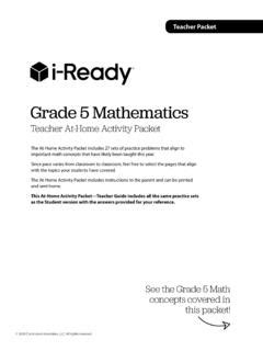 Pdf Grade 5 Mathematics Net Framework 5th Grade Math Homework Packet - 5th Grade Math Homework Packet