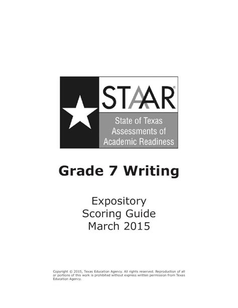 Pdf Grade 7 Writing Texas Education Agency 7th Grade Persuasive Essay - 7th Grade Persuasive Essay