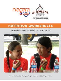 Pdf Healthy Choices Healthy Children Cal Ripken Sr Making Healthy Food Choices Worksheet - Making Healthy Food Choices Worksheet