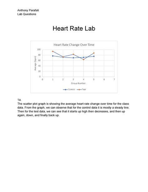 Pdf Heart Rates Lab Science With Mr Jones Heart Rate Science Experiment - Heart Rate Science Experiment