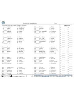 Pdf Identifying State Capitals Common Core Sheets Us Capitals Worksheet - Us Capitals Worksheet