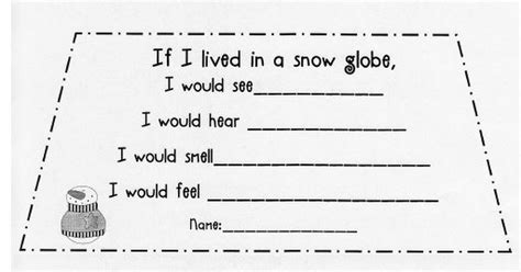 Pdf If I Lived In A Snow Globe Snow Globe Writing Paper - Snow Globe Writing Paper