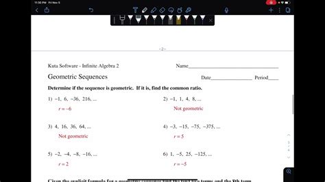 Pdf Introduction To Sequences Kuta Software Sequence Practice Worksheet - Sequence Practice Worksheet