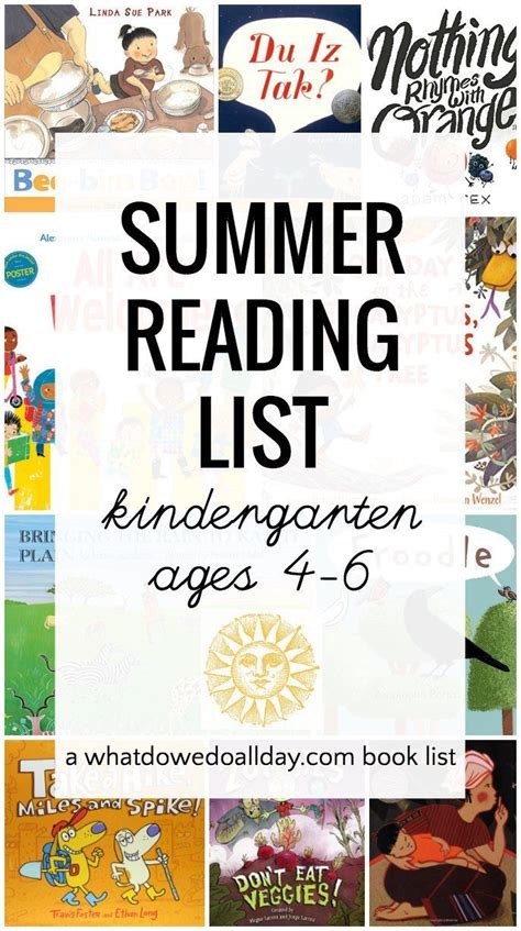 Pdf Kindergarten Suggested Summer Reading List Winston Park Kindergarten Summer Reading List - Kindergarten Summer Reading List