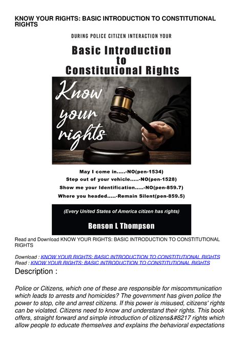 Pdf Know Your Rights Stanford University Bill Of Rights Printable For Students - Bill Of Rights Printable For Students