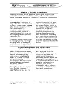 Pdf Lesson 1 Aquatic Ecosystems Usf Marine Ecosystems Worksheet - Marine Ecosystems Worksheet