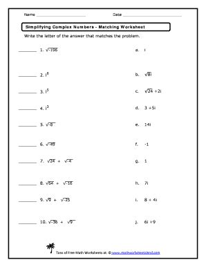Pdf Lesson 7 Operations With Complex Numbers Complex Numbers Operations Worksheet - Complex Numbers Operations Worksheet
