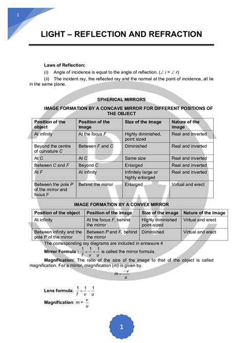 Pdf Lightu0027reflectionu0027 Jc Schools Light Reflection Worksheet - Light Reflection Worksheet