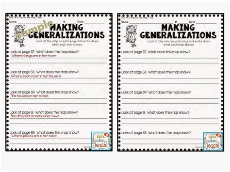 Pdf Making Generalizations Sjva Generalization Worksheet For 5th Grade - Generalization Worksheet For 5th Grade