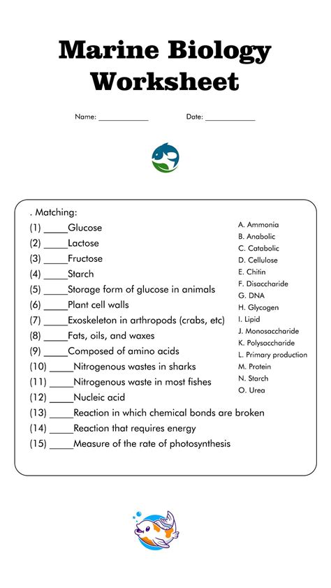 Pdf Marine Biology Worksheet I Mt San Antonio Marine Science Worksheets - Marine Science Worksheets