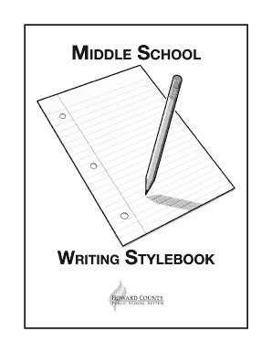 Pdf Middle School Writing Stylebook Hcpss Writing Templates For Middle School - Writing Templates For Middle School