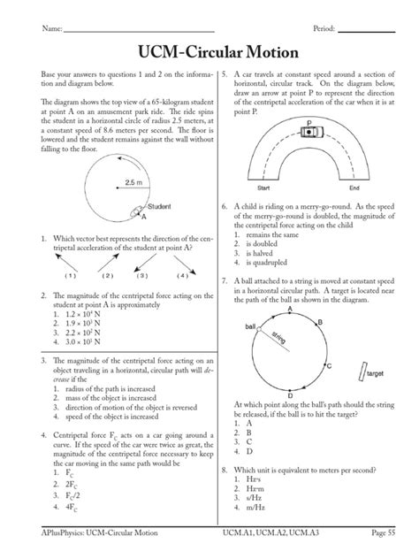 Pdf Na Prio Ucm Circular Motion Aplusphysics Circular Motion Worksheet Answers - Circular Motion Worksheet Answers