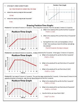 Pdf Name Introduction To Position Time Graphs Chandler Position Vs Time Graph Worksheet Answers - Position Vs Time Graph Worksheet Answers