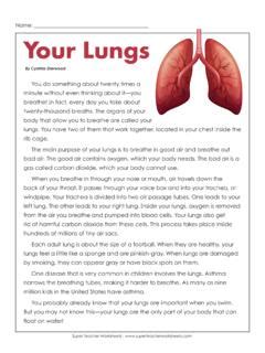 Pdf Name Your Lungs Super Teacher Worksheets Lung Worksheet 2nd Grade - Lung Worksheet 2nd Grade
