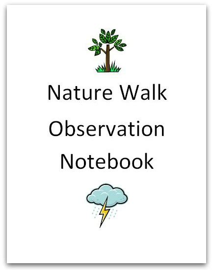 Pdf Nature Walk Observation Notebook Nature Walk Observation Sheet - Nature Walk Observation Sheet