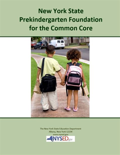 Pdf New York State Prekindergarten Foundation For The Pre Kindergarten Common Core Standards - Pre Kindergarten Common Core Standards