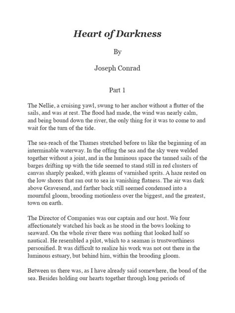 Pdf Of Heart Of Darkness