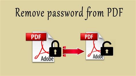 pdf password 제거