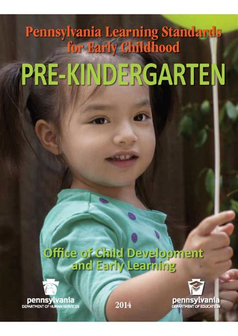 Pdf Pennsylvania Learning Standards For Early Childhood Pre Pre Kindergarten Common Core Standards - Pre Kindergarten Common Core Standards