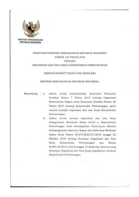 Pdf Peraturan Menteri Perhubungan Republik Indonesia Pedoman Pakaian Baju Dishub - Baju Dishub