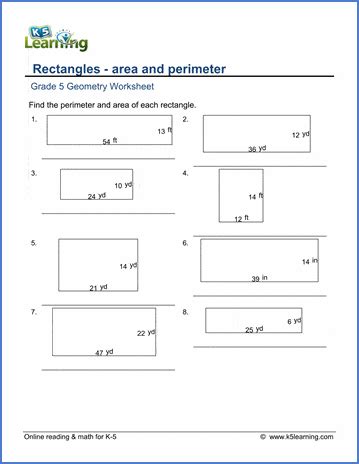 Pdf Perimeter Of Rectangles Worksheet K5 Learning Perimeter Of Rectangles Worksheet - Perimeter Of Rectangles Worksheet