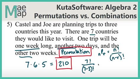 Pdf Permutations Vs Combinations Kuta Software Probability With Permutations And Combinations Worksheet - Probability With Permutations And Combinations Worksheet