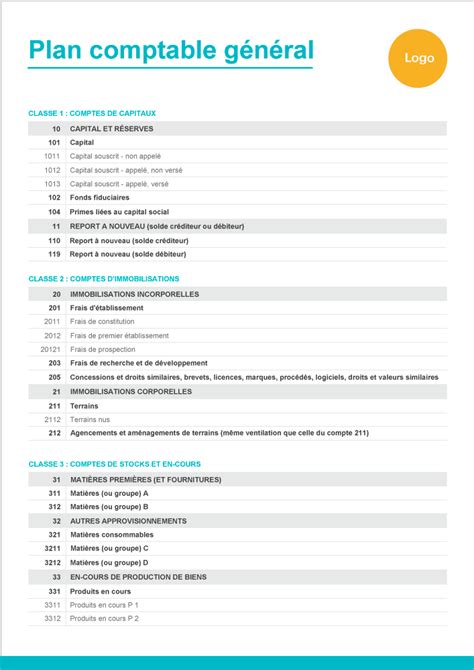 Pdf Plan Comptable