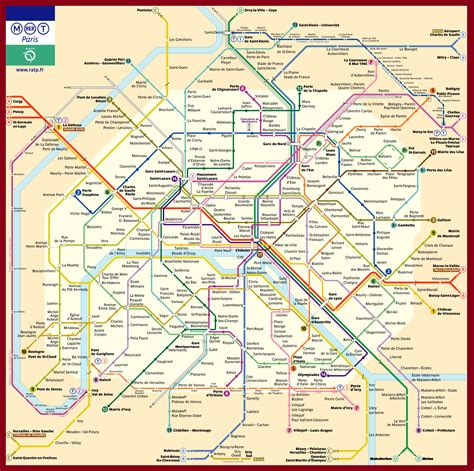 Pdf Plan Metro Paris