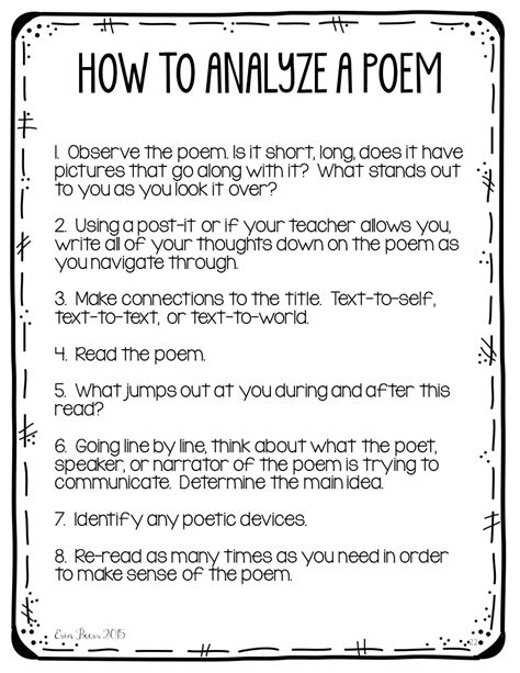 Pdf Poetry Analysis All In One High School Poetry Worksheet High School - Poetry Worksheet High School