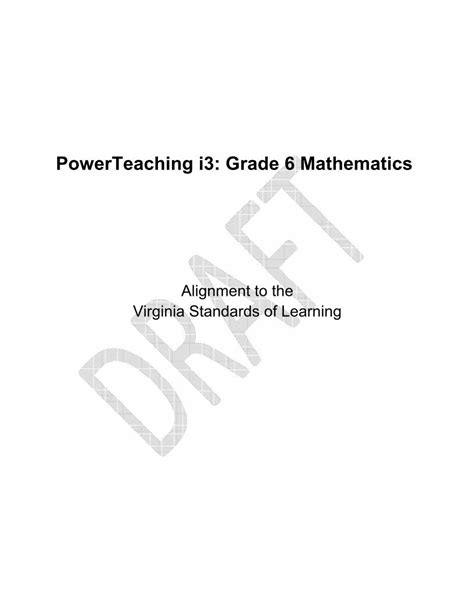 Pdf Powerteaching I3 Grade 6 Mathematics Johns Hopkins Power Teaching Math 3rd Edition - Power Teaching Math 3rd Edition
