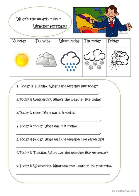 Pdf Read A Weather Forecast Worksheet K5 Learning 3rd Grade Weather Worksheet - 3rd Grade Weather Worksheet