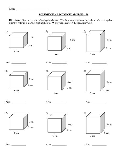 Pdf Rectangular Prism Volume Amp Surface Area Worksheets Volume Worksheets Grade 5 - Volume Worksheets Grade 5