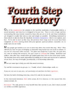 Pdf Resentment Inventory Prompt Sheet 12 Step 4 Step Worksheet - 4 Step Worksheet