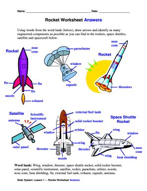 Pdf Rocket Worksheet Teachengineering Rocket Worksheets Middle School - Rocket Worksheets Middle School