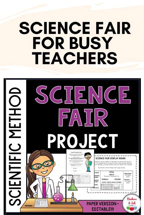 Pdf Science Fair Guide Resources For Teachers Gsdsef Science Fair Worksheets - Science Fair Worksheets