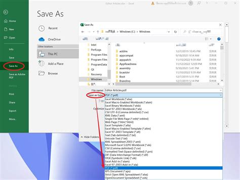 Pdf Se Excel