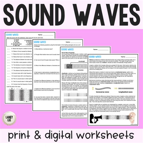 Pdf Sound Waves Cornell Center For Materials Research Sound Waves Middle School Worksheet - Sound Waves Middle School Worksheet