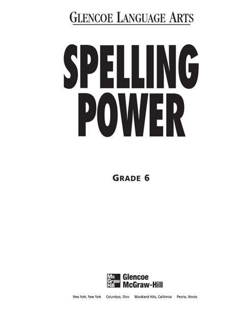 Pdf Spelling Power Workbook Mr Standringu0027s Page Spelling Power Grade 8 - Spelling Power Grade 8