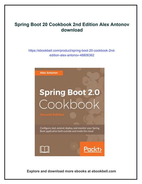Pdf Spring Boot Cookbook