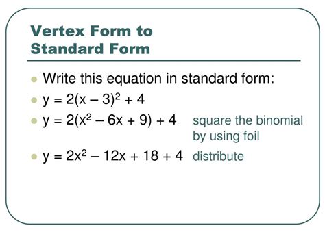 Pdf Standard Form V Vertex Form Math With Vertex Form Of A Quadratic Worksheet - Vertex Form Of A Quadratic Worksheet