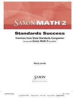 Pdf Standards Success Pueblo County School District 70 Saxon Math 2nd Grade Lessons - Saxon Math 2nd Grade Lessons