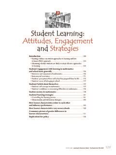 Pdf Student Learning Attitudes Engagement And Strategies Oecd Students Learning Math - Students Learning Math