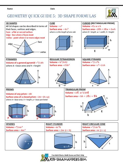Pdf Surface Area Of 3d Shapes Basics Mathster Surface Area Of Shapes Worksheet - Surface Area Of Shapes Worksheet