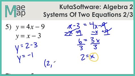 Pdf Systems Of Two Equations Kuta Software Solve By Graphing Worksheet - Solve By Graphing Worksheet