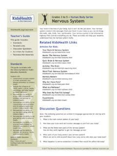 Pdf Teacher X27 S Guide Nervous System Grades Nervous System For 5th Grade - Nervous System For 5th Grade